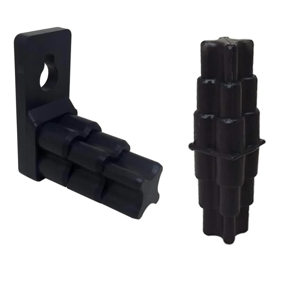 Kit Fixa Forro Pvc 30 Suporte Fixação + 20 União Metalon*