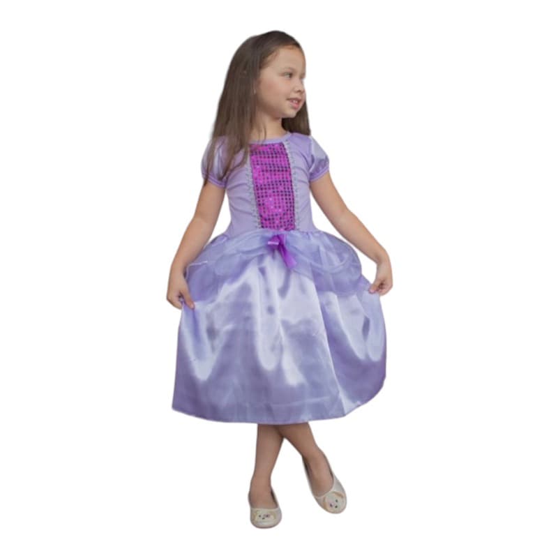 Fantasia Infantil Vestido Princesa Sofia