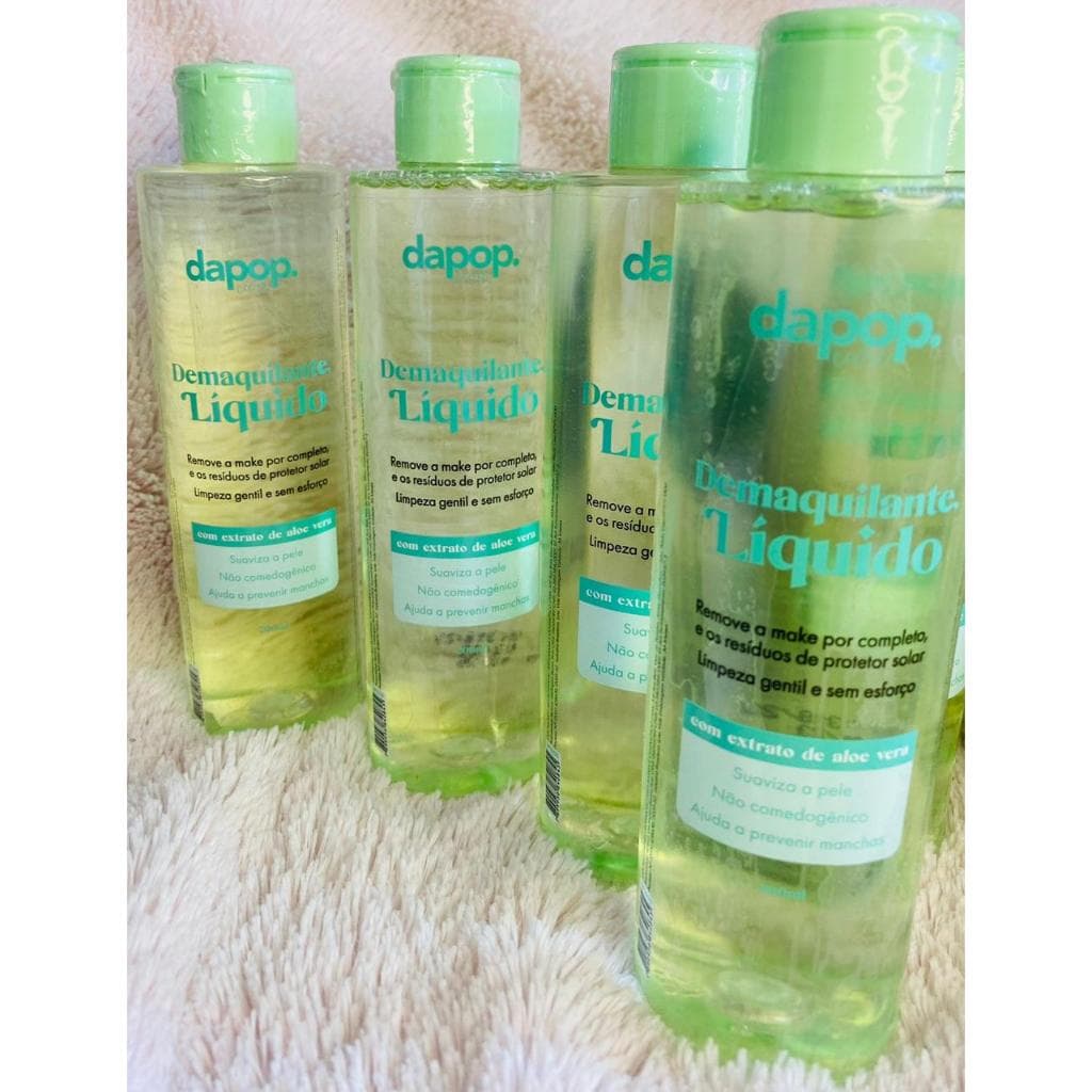 DEMAQUILANTE LIQUIDO COM EXTRATO DE ALOE VERA 200ML - DAPOP