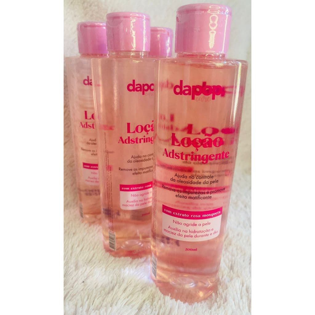 LOÇÃO ADSTRINGENTE COM EXTRATO DE ROSA MOSQUETA 200ML - DAPOP