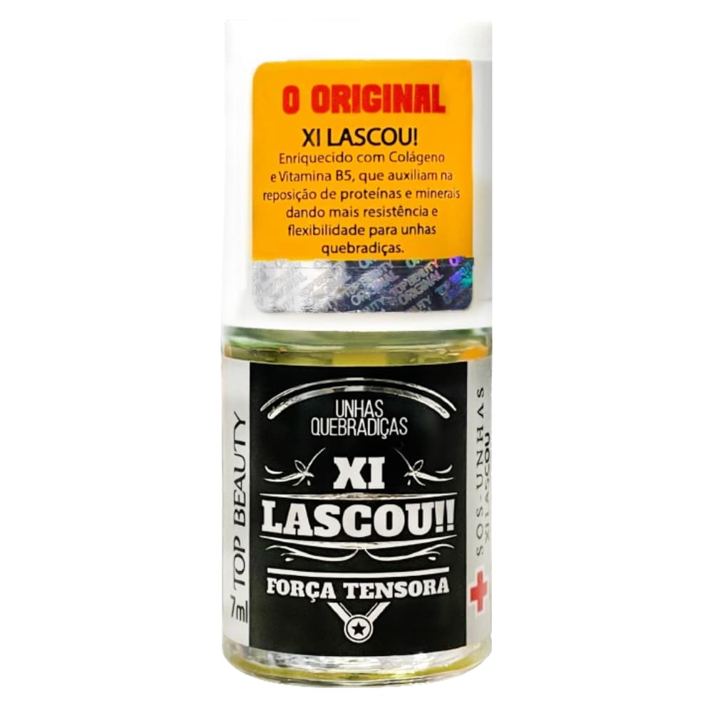 Base De Unha Super XI Lascou Fortalecedor - Top Beauty SOS Unhas