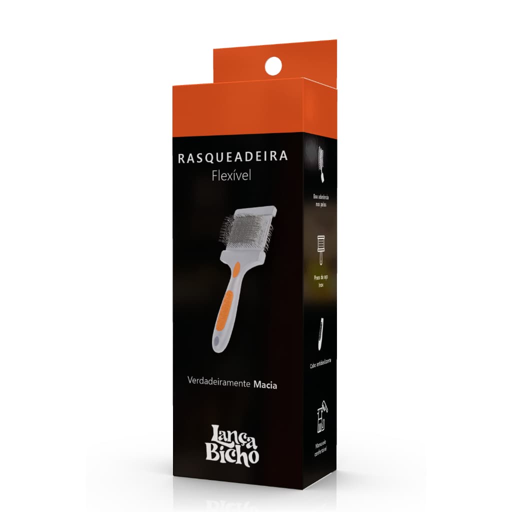 Rasqueadeira Flexível Lança Bicho Original