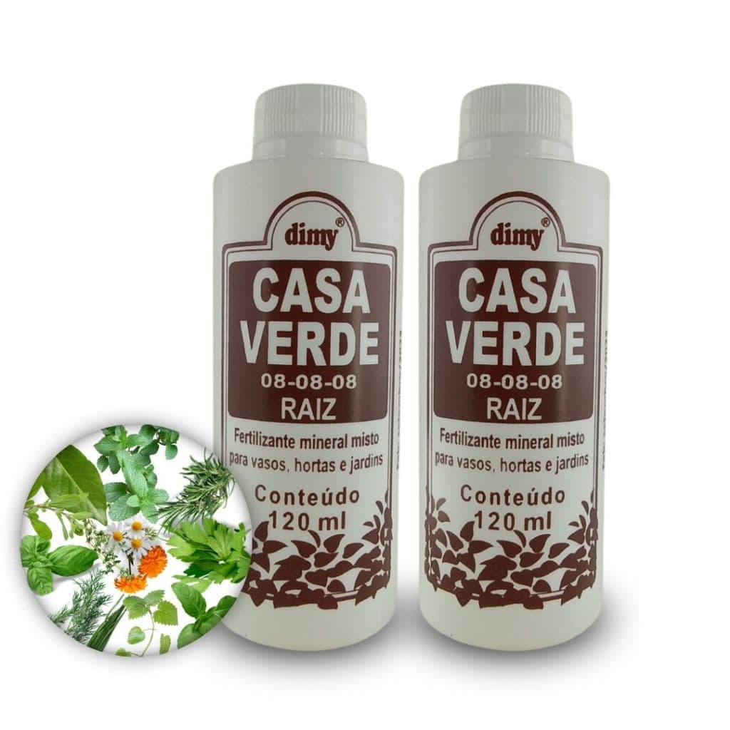 2Fertilizante Mineral Misto 08-08-08 Liquido Raiz Ideal Erva