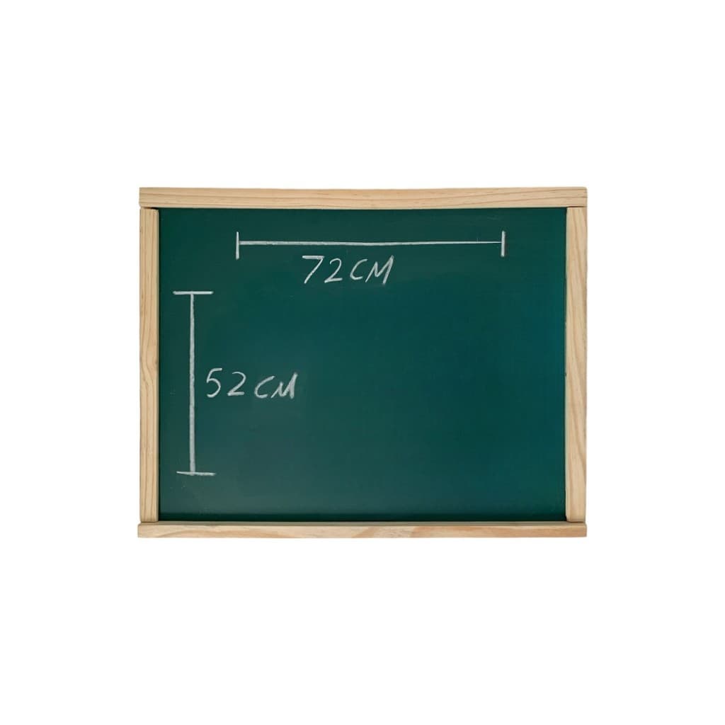 Kit 02 Lousa Verde Quadro Negro 52x72cm Acompanha Giz Promoção