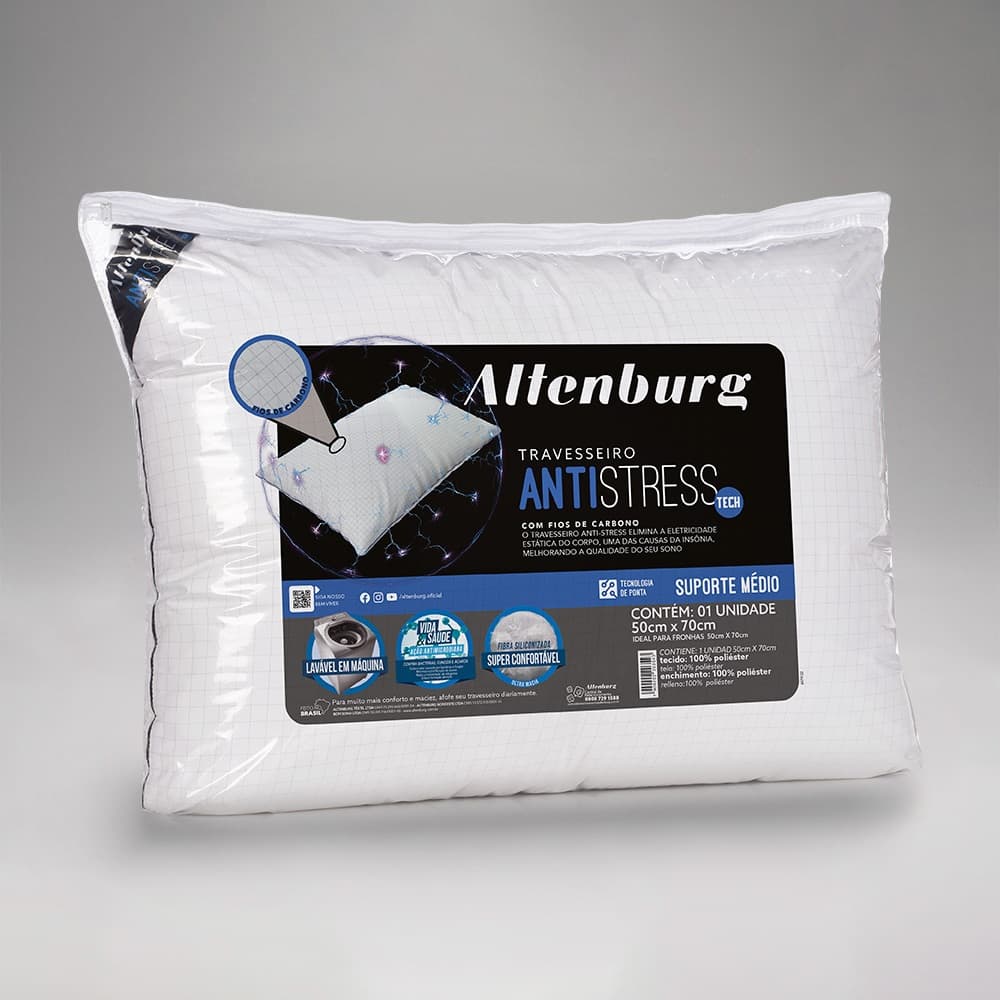 2 Travesseiros Antistress Altenburg - 50cm x 70cm