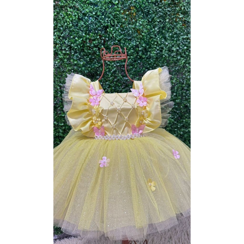 Roupa vestido luxo Infantil personalizado jardim bosque encantado mini diva aniversario Promoção