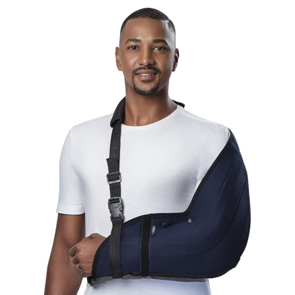 Tipoia Imobilizadora Estofada Bilateral De Braço Clavicula Ombro Cotovelo Gesso Hidrolight