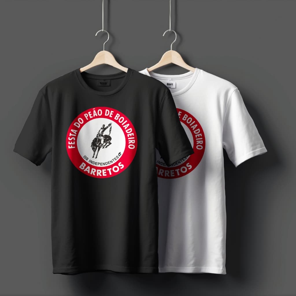 Camiseta Festa Peão Barretos Oficial 2026 Peão Rodeio Cowboy Country Boiadeiro Promoção