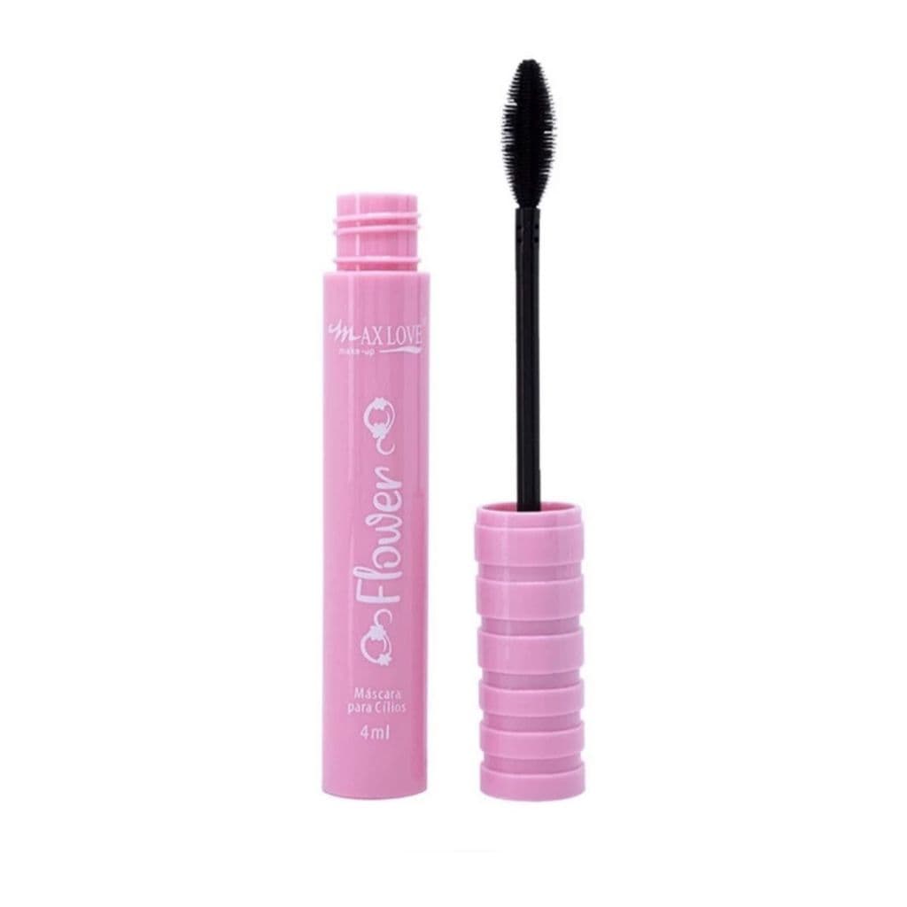 Mascara de Cilios Enormes e Bonitos Max Love Flower Preta Super Volume para Levar na Bolsa