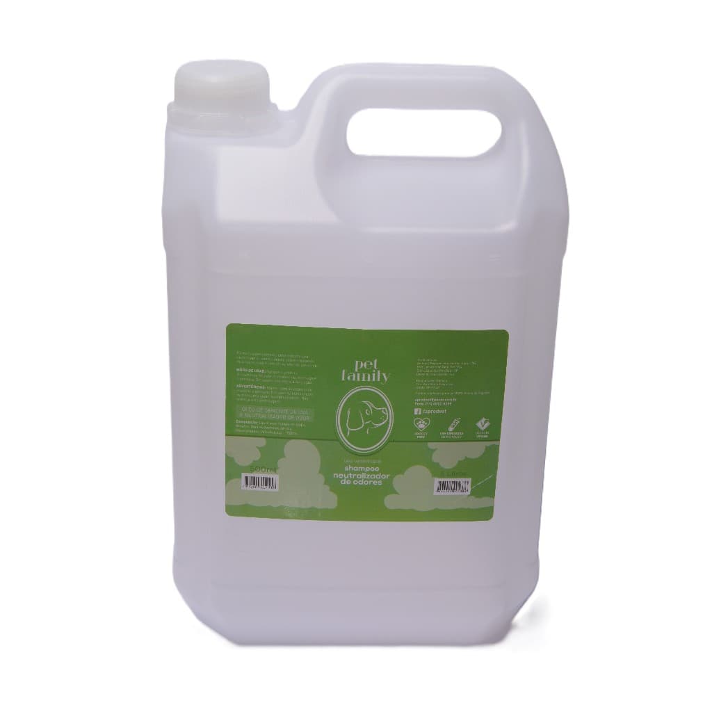 Shampoo Neutralizador De Odores Pet Family Galão 5 Litros