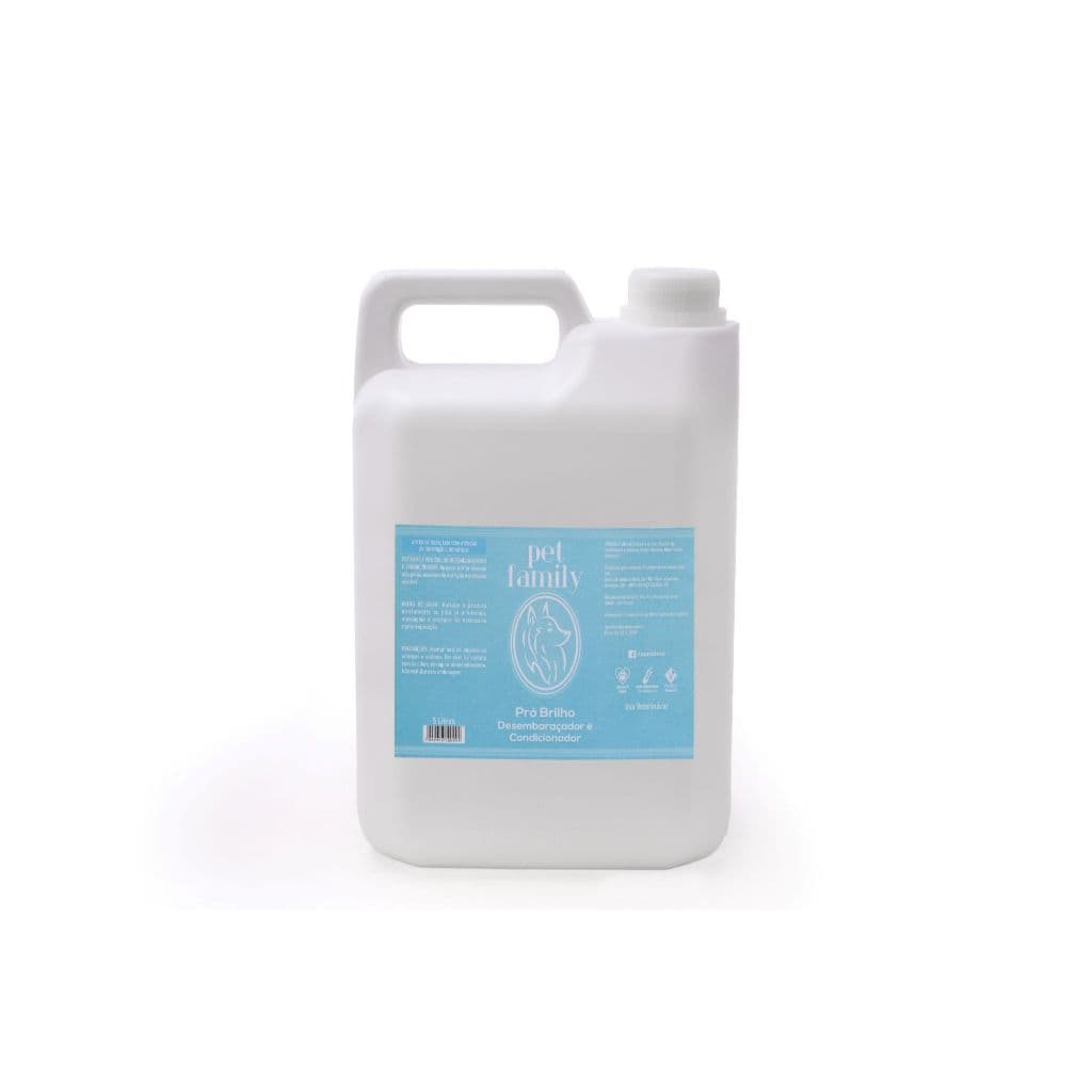 Condicionador Pro Brilho Pet Family Galão 5 Lts Desembaraça