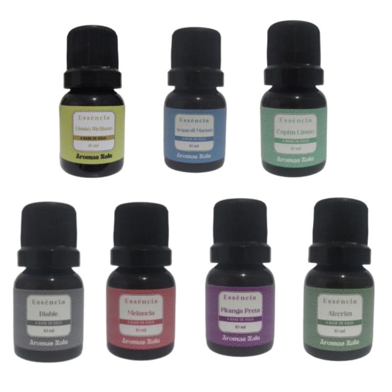 Essências Premium a Sua Escolha, 10ml, A Base de Água
