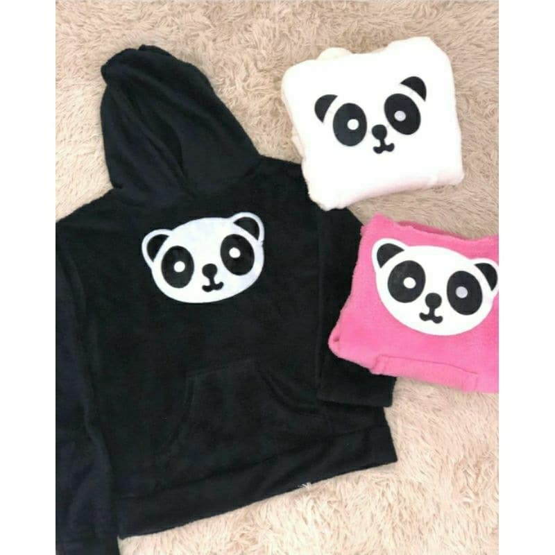 Blusa De Frio Infantil Casaco Panda