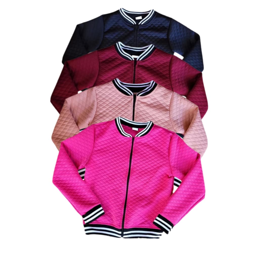 Jaqueta Bomber Feminina Infantil Blusa De Frio