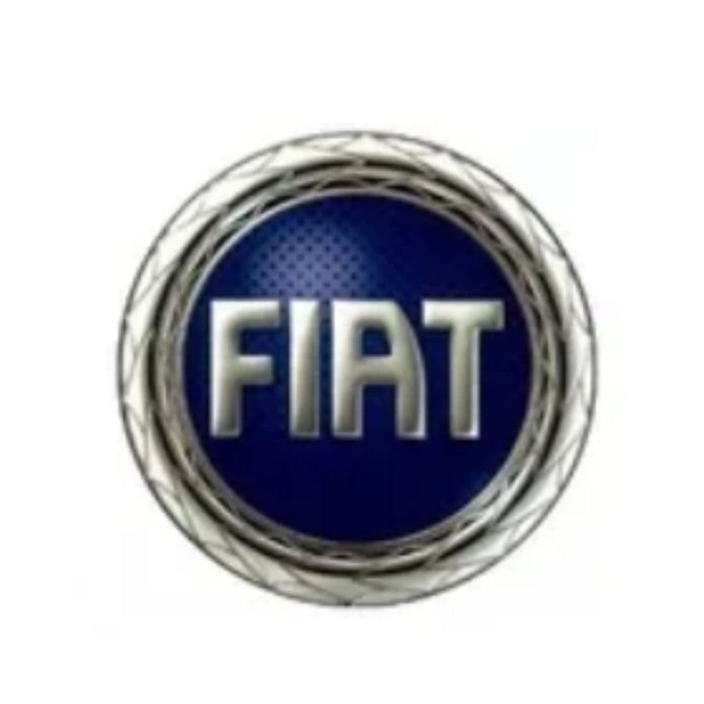 Emblema Adesivo Logo Chave Fiat Controle Azul