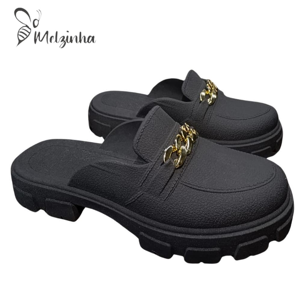 Sapato Mule Mocassim Feminino Tratorado Confortável
