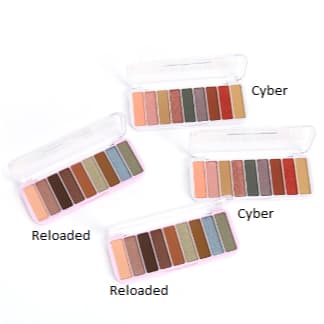 Paleta De Sombras Cyber Mattes E Metálicos Vivai