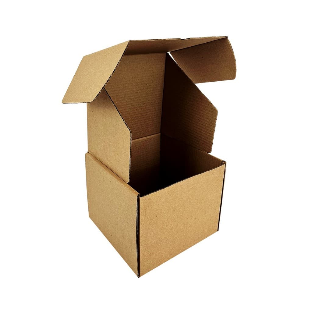 Kit 5 Caixas Montáveis de Papelão Medida 22x22x18 Caixas Quadradas Novas