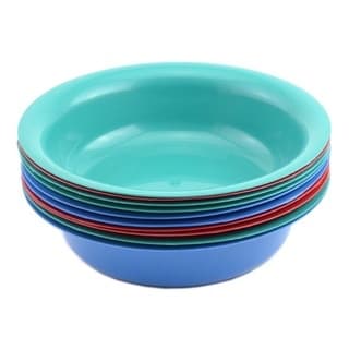 kit 20 Bacia De Plastico Redonda Colors Para Feirante 700ml 19cm