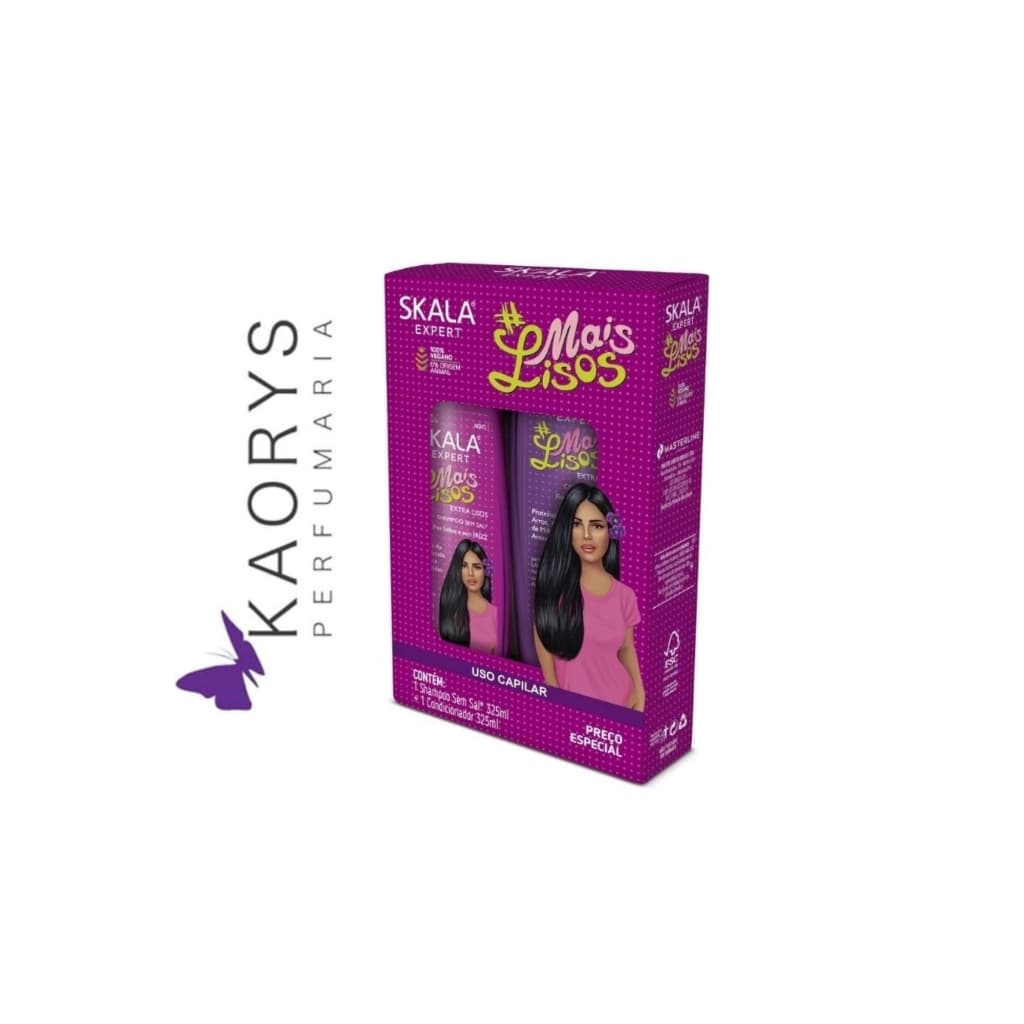 Kit Skala Shampoo 325ml e Condicionador 325ml Mais Liso