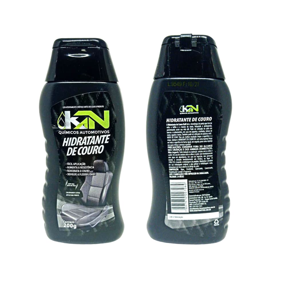 Hidratante De Couro Em Gel Para Carro E Moto 200g Automotivo