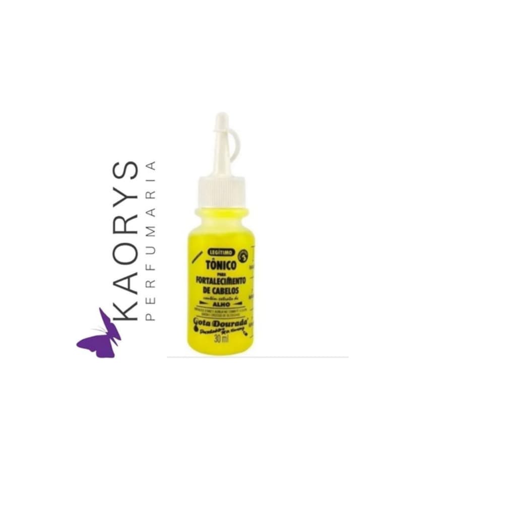 Tônico De Alho Fortalecimento Gota Dourada 30ml
