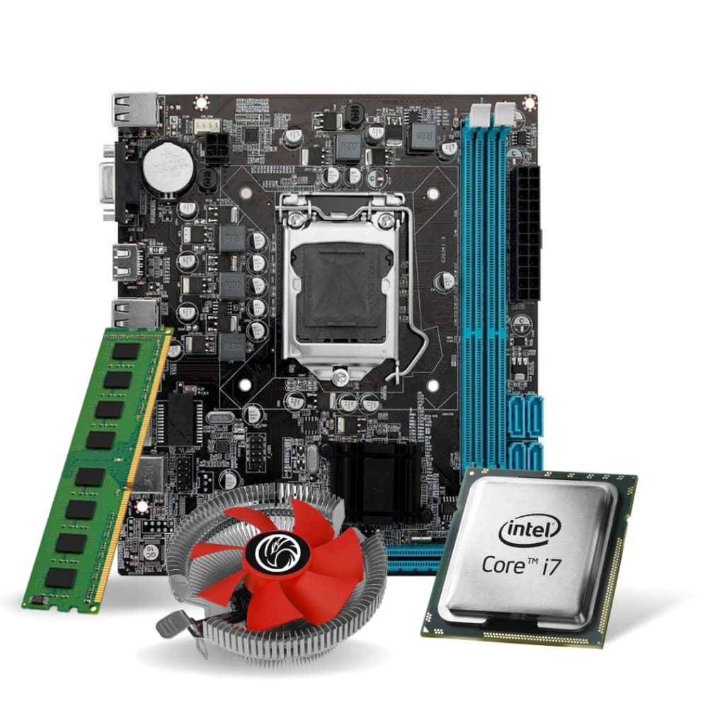 Kit Up Grade Pl Mãe H81 + Processador I7 4770 + Memoria 16 Gb Ddr3 + Cooler