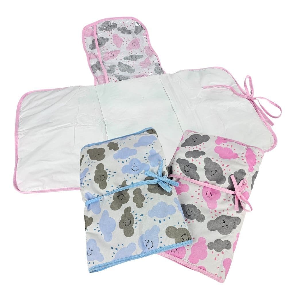 Trocador De Fralda Bebe Portátil Impermeavel C/ Bolso de Acessorios
