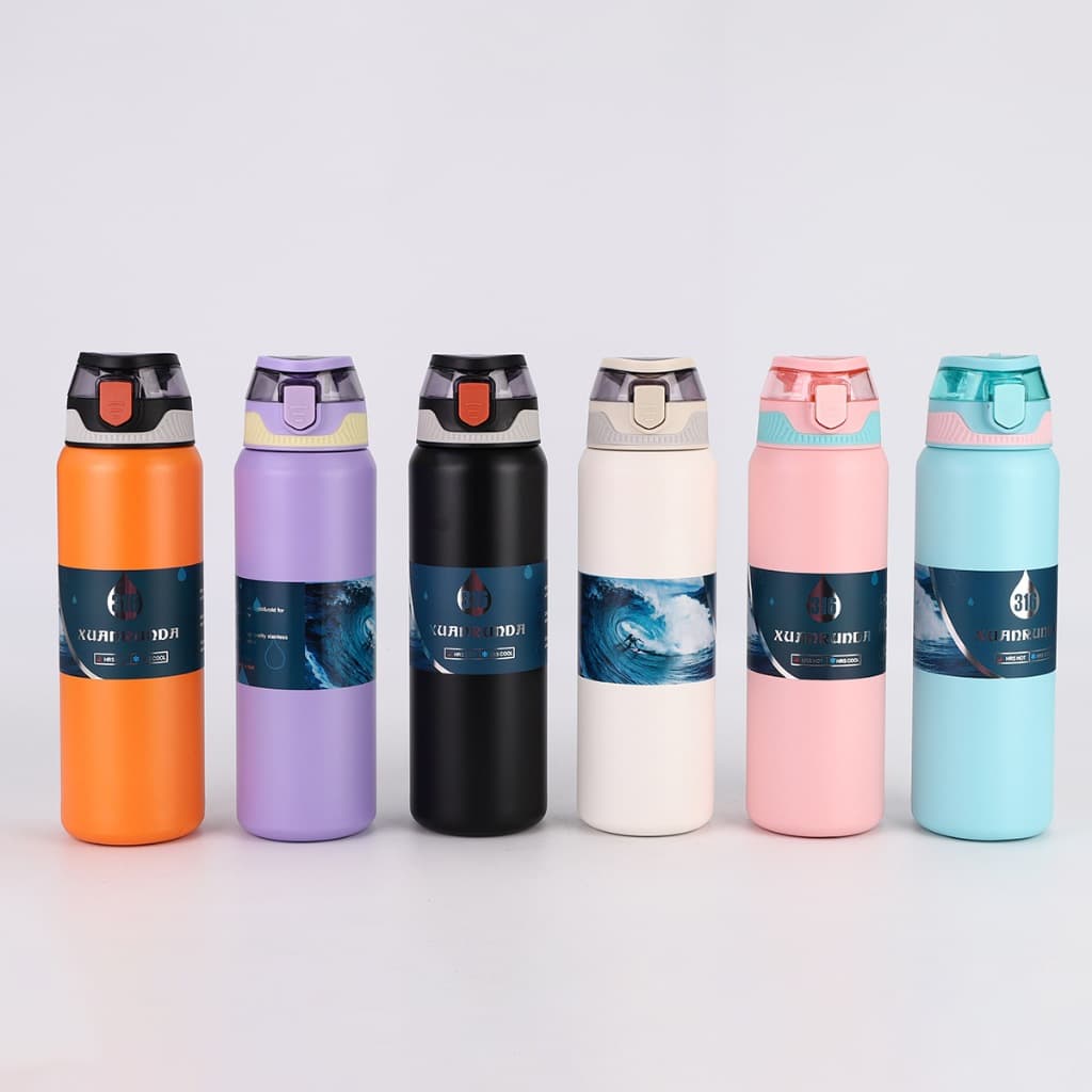 Garrafa Térmica Com Canudo 800ml Garrafa Espacial Quente & Frio Com Isolamento De Grande Capacidade