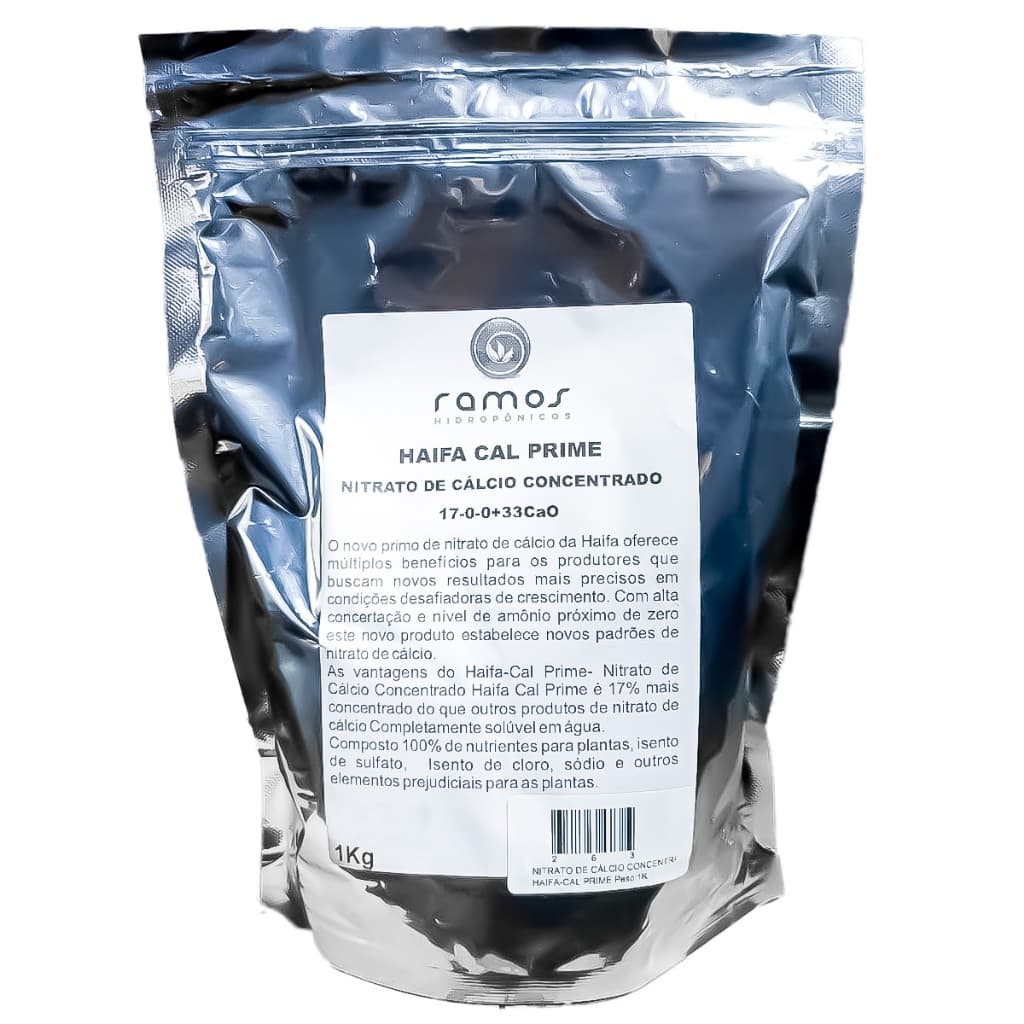 FERTILIZANTE ADUBO NITRATO DE CÁLCIO CONCENTRADO HAIFA CAL PRIME 1Kg