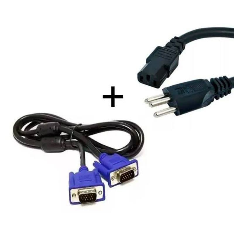 cabo de energia para computador mais vga