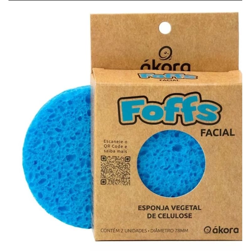 Foffs Esponja Vegetal de Celulose Facial