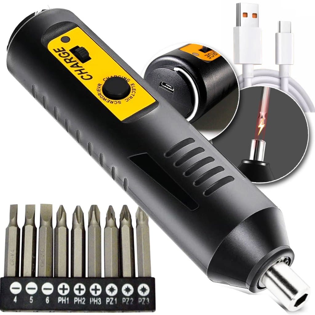 Chave De Fenda Philips Recarregável Elétrica Portátil s/ Fio