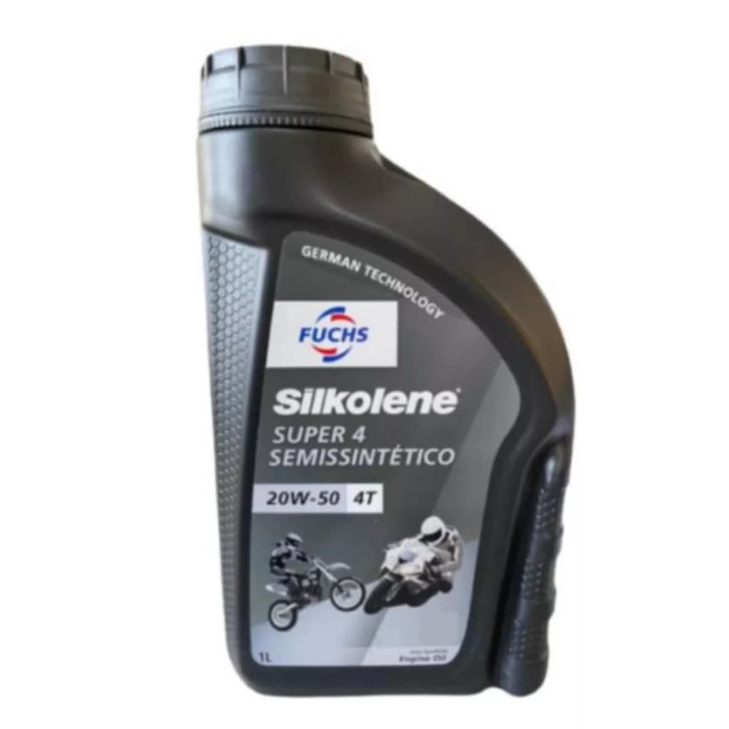 Óleo Motor 4t Fuchs Silkolene 20w50 Semissintético Super 4