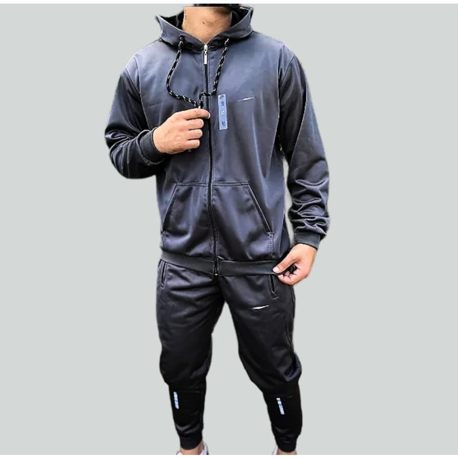 Conjunto blusa e calça masculino de tecido chimpa franelado para inverno