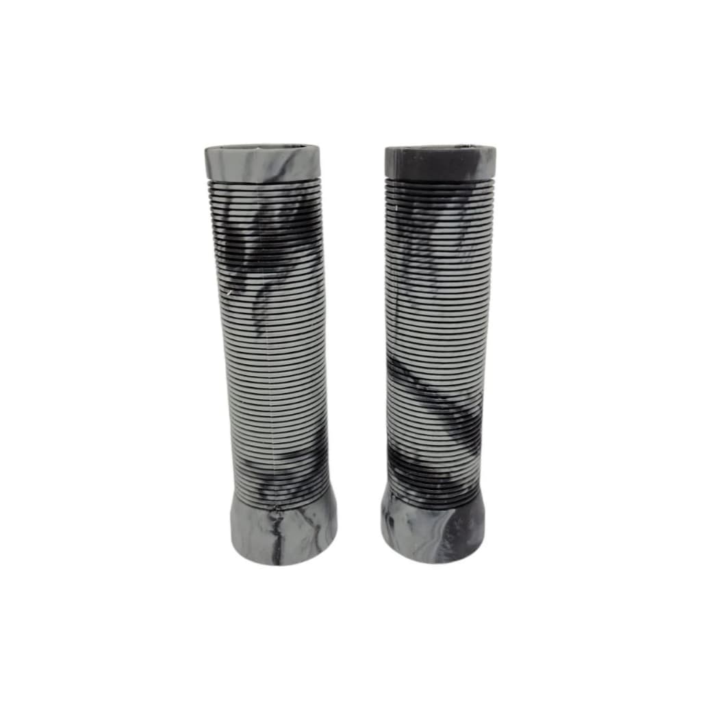 Manopla Mtb bicolor borracha siliconada 130MM preto e cinza