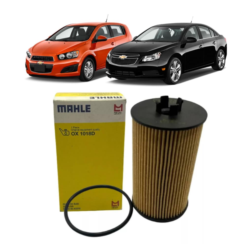 Filtro De Óleo Cruze 1.8 16v Sonic 1.6 16v Flex - MAHLE OX1018D