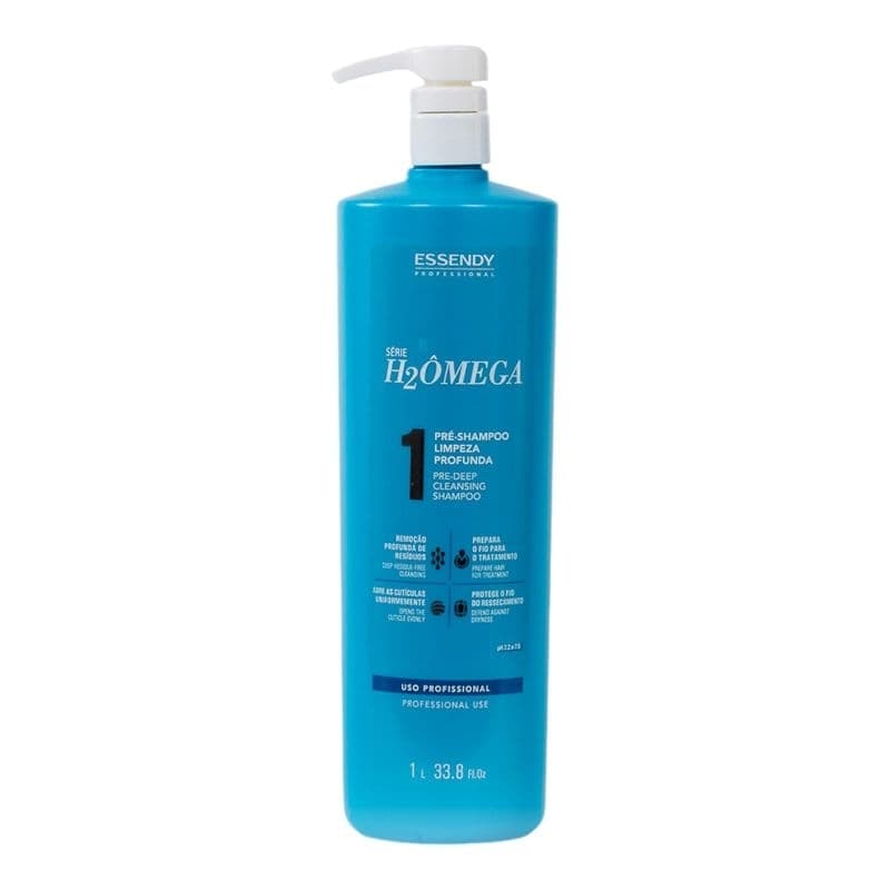 Pré-Shampoo Limpeza Profunda H2Ômega Essendy