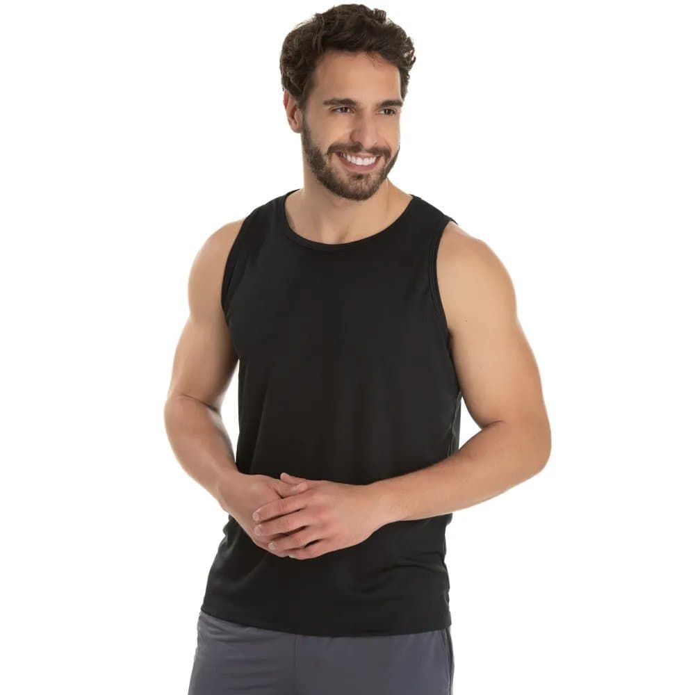 Regata Esportiva Dry Fit Masculina Treino Academia Loja Mirante