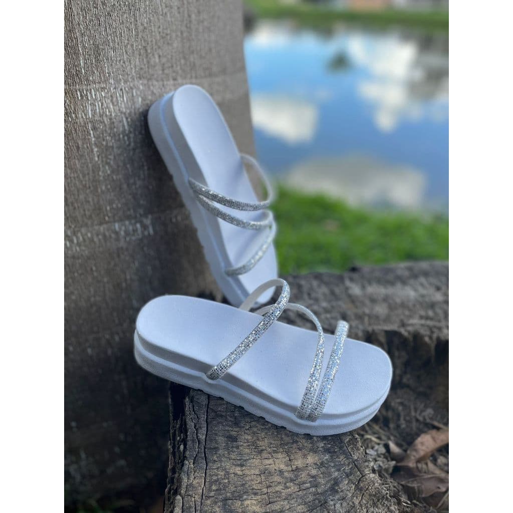 Sandália Papete Feminina  Slide Birken Flatform Estilosa de Luxo Promoção