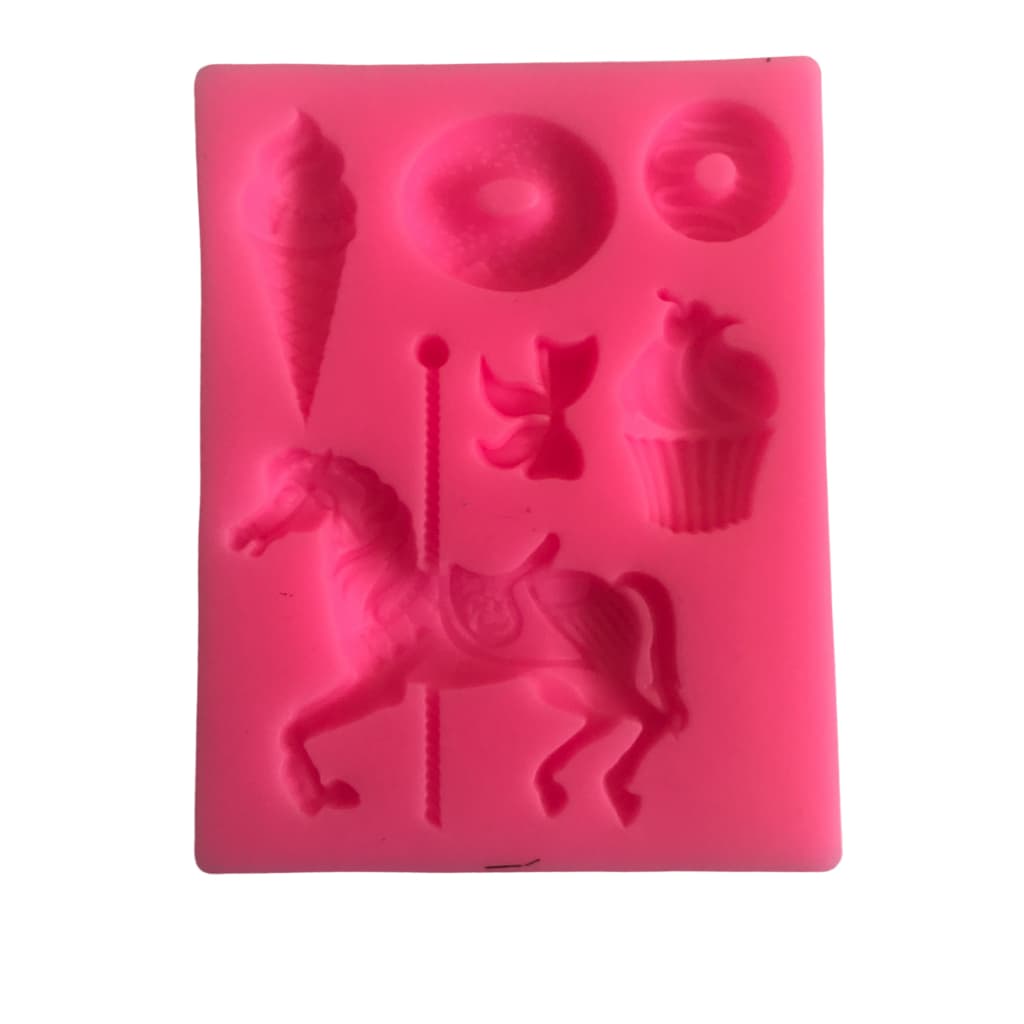 Molde de Silicone para Confeitos Doces, Chocolates e Artesanato - Varios formatos