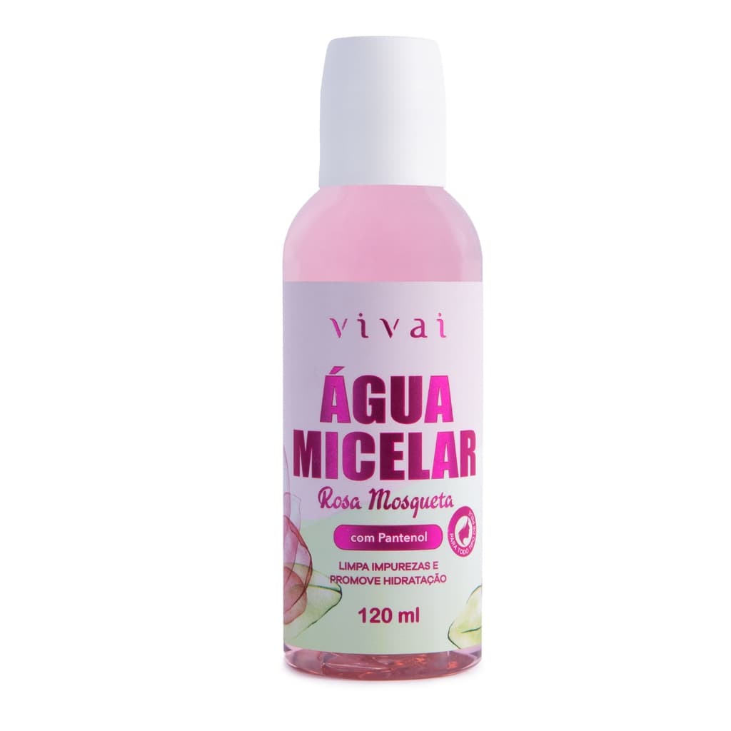 Água Micelar Rosa Mosqueta Vivai limpeza