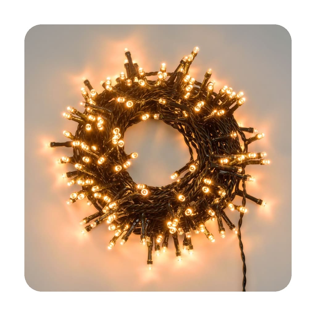 kit 23 CORDÃO  30 METROS  FIXO  300 LEDS  FIO VERDE OU  TRANSPARENTE  110v  OU  220v DECORATIVA EVENTOS NATAL  MELHOR QUALIDEDA