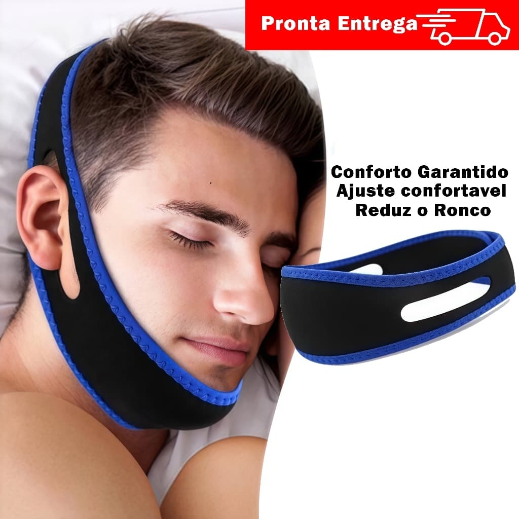 Cinta Faixa Anti Ronco E Apneia Do Sono Noite Tranquila Pra Voce