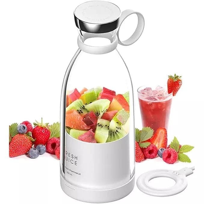 Garrafa Mixer Liquidificador Elétrico Portátil Recarregável COPO 350ml Mixer Shake Misturador