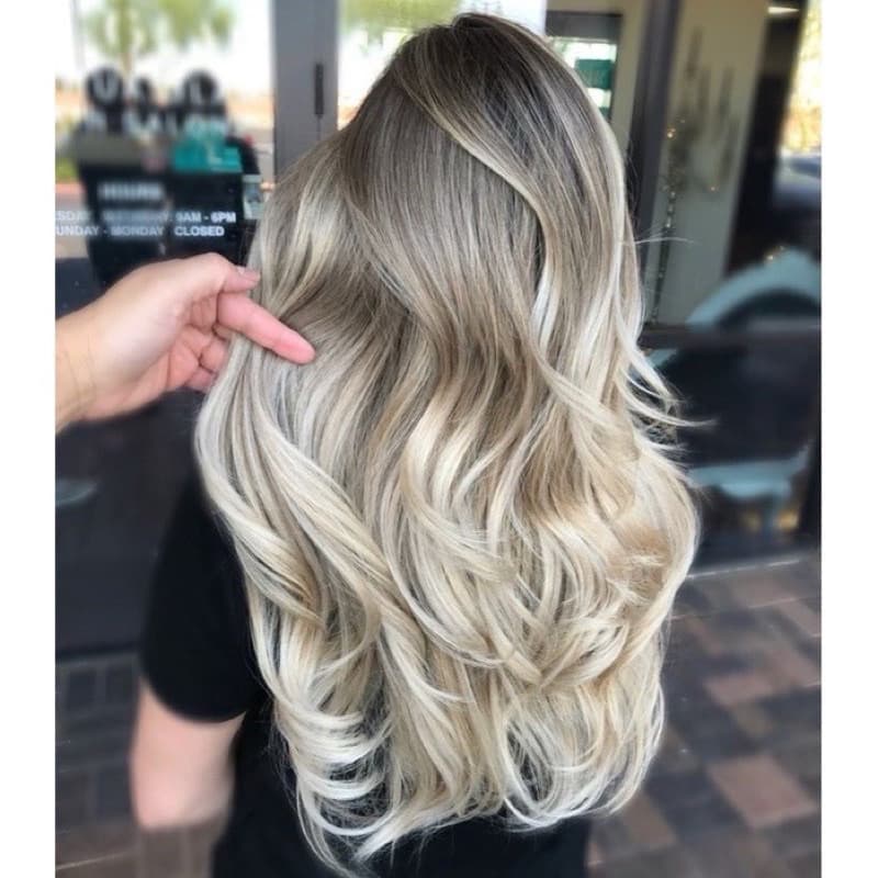 cabelo humano perolado europeu com tic tac LINHA AA