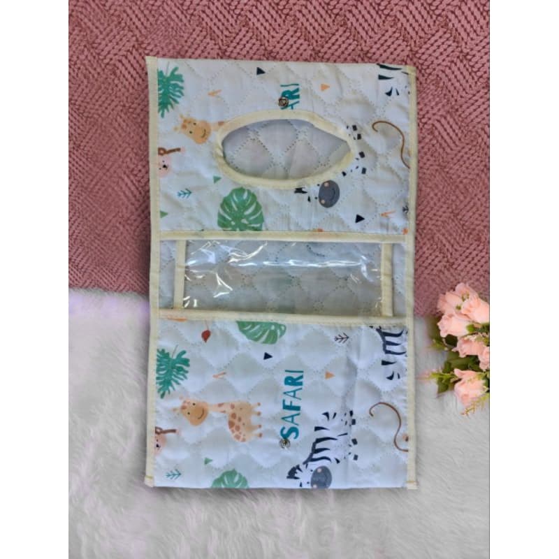 Porta Fralda Lenço Umedecido Pomada Bolsa Maternidade Bebe Menino Menina