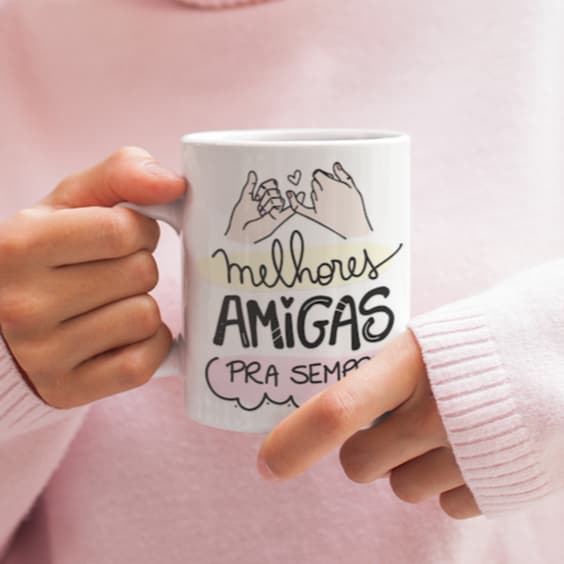 Caneca Melhores Amigas Pra Sempre
