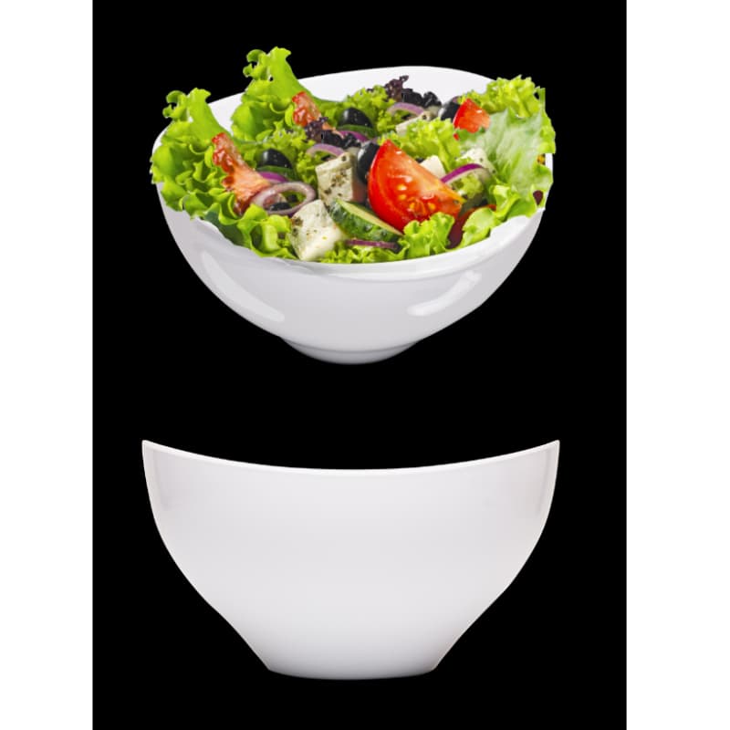 Bowl Saladeira de Melamina Branca 25,5 x 24,5 cm - Wolff