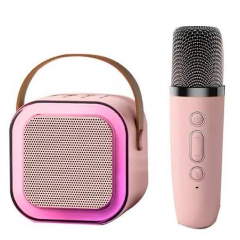 Mini Caixa De Som Com Microfone Bluetooth Infantil Karaokê Mini Caixa De Som Com Microfone Bluetooth Infantil Karaokê